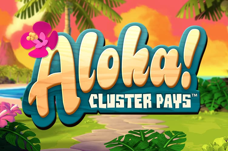 Aloha! Cluster Pays Slot Logo Slots Baby